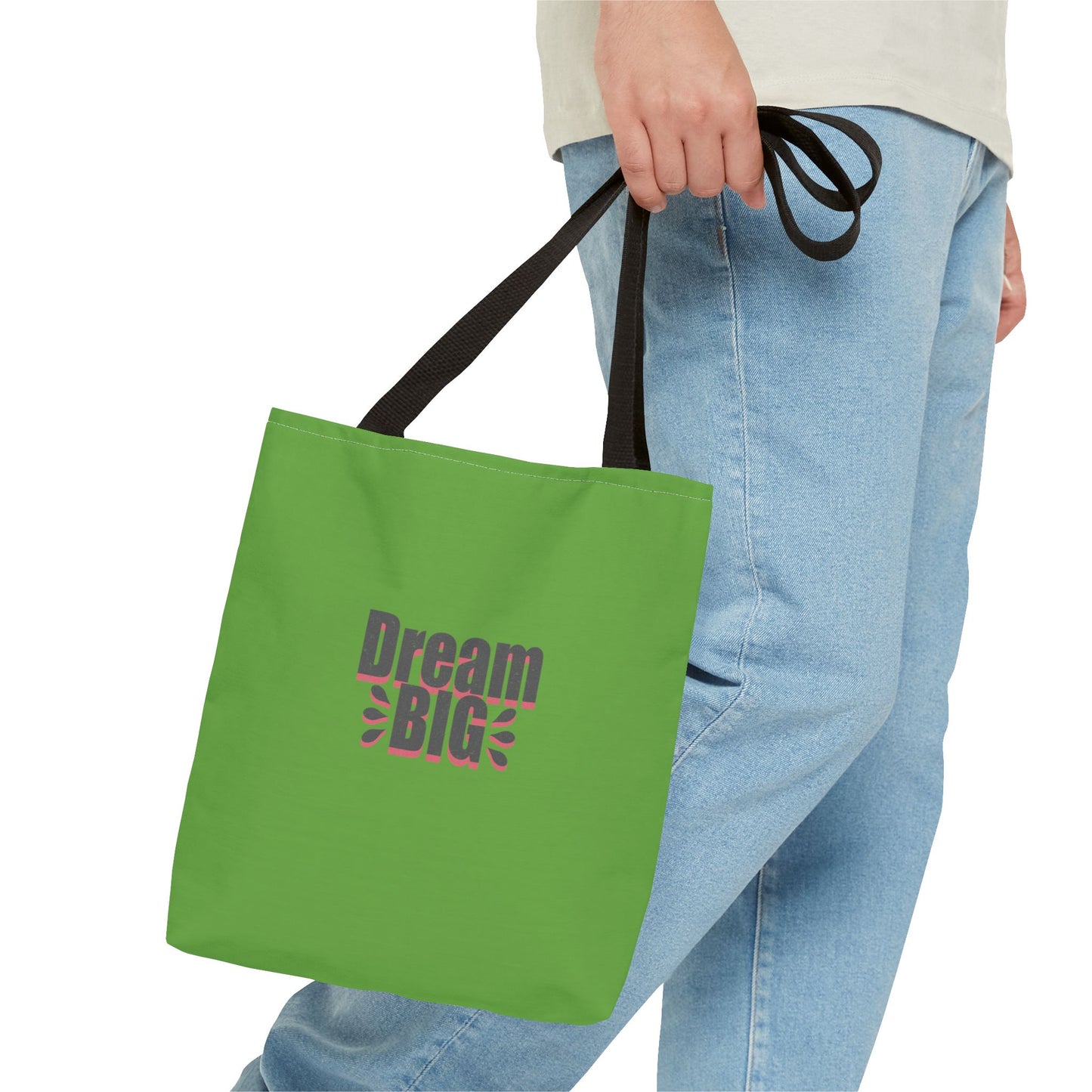 Dream Big Distressed Tote Bag (AOP)