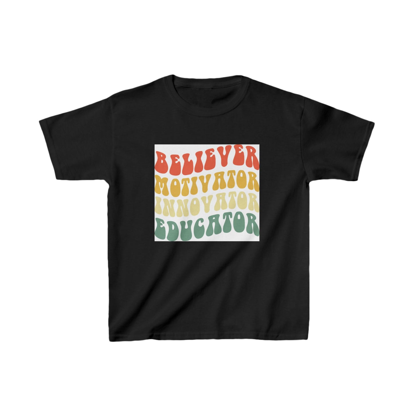 Believer Motivator Innovator Educator Kids Heavy Cotton™ Tee