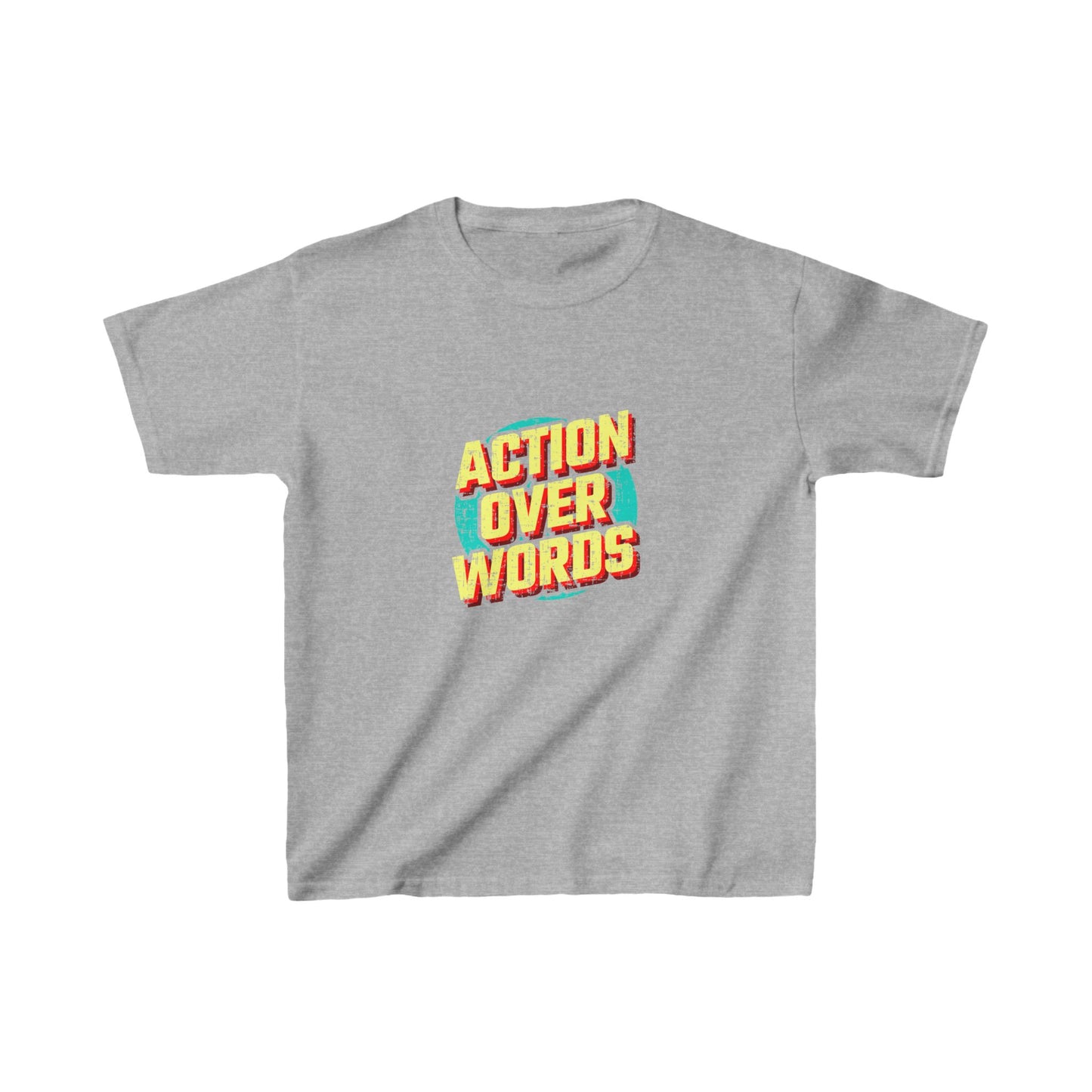 Action Over Words Kids Heavy Cotton™ Tee