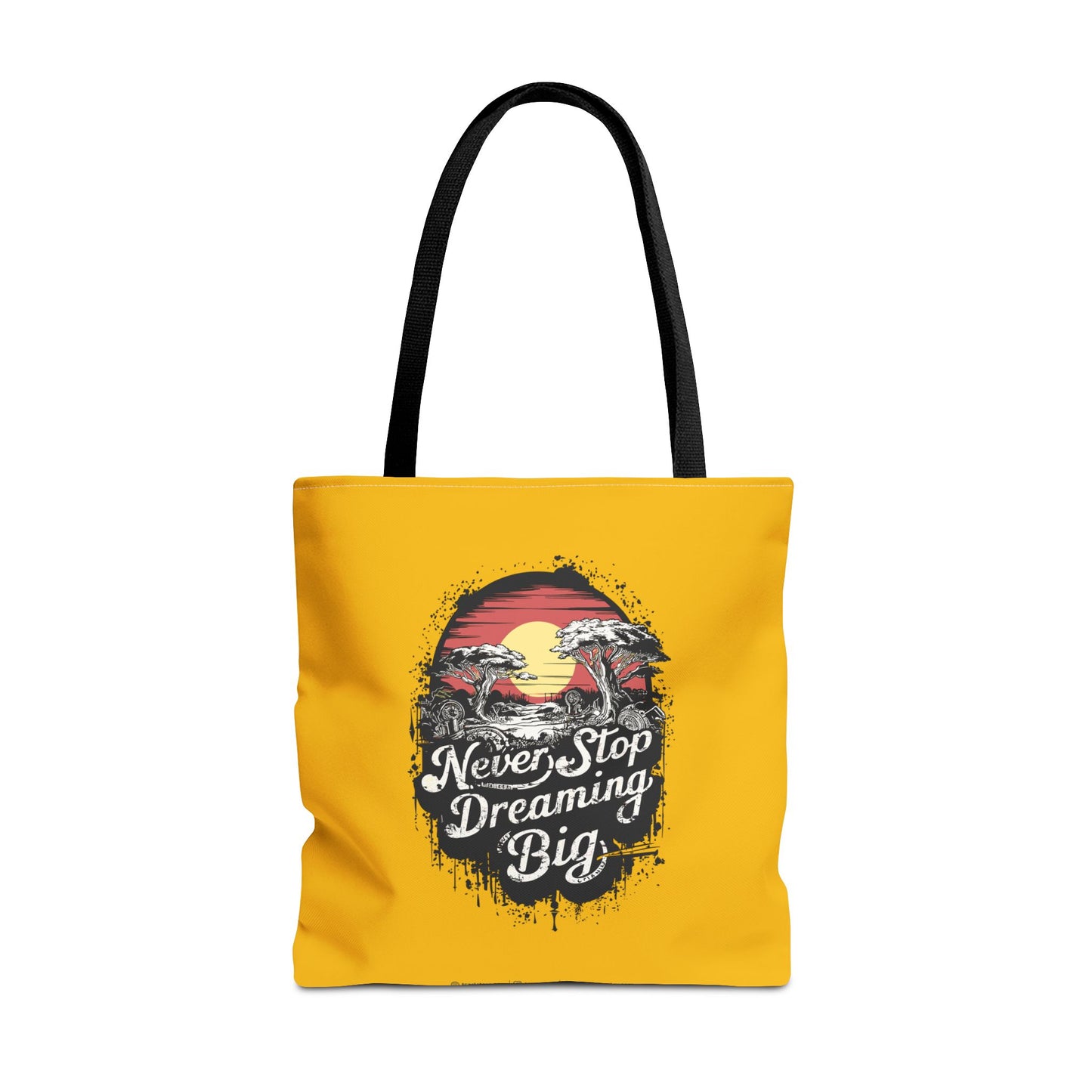 Never Stop Dreaming Big Tote Bag (AOP)
