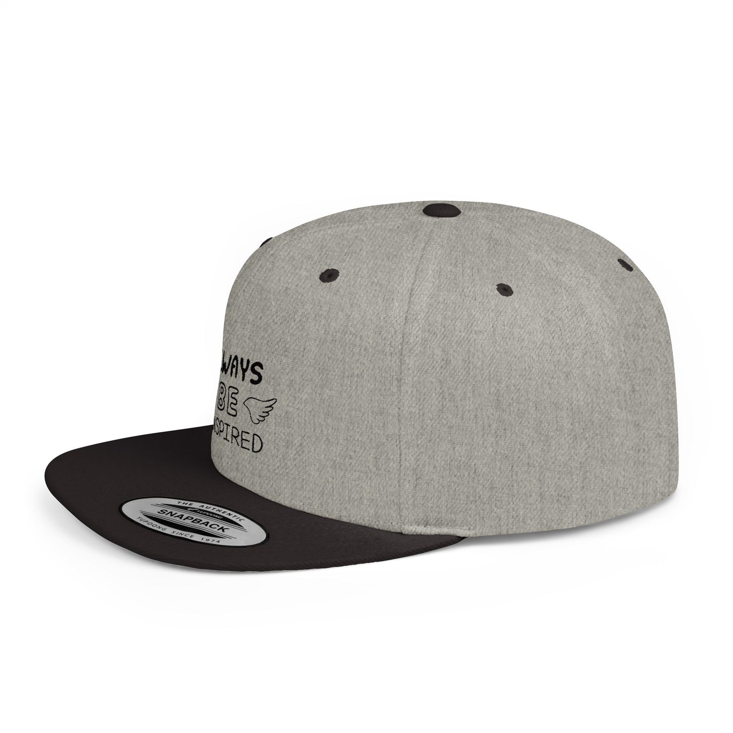 Always Be Inspired Flat Bill Snapback