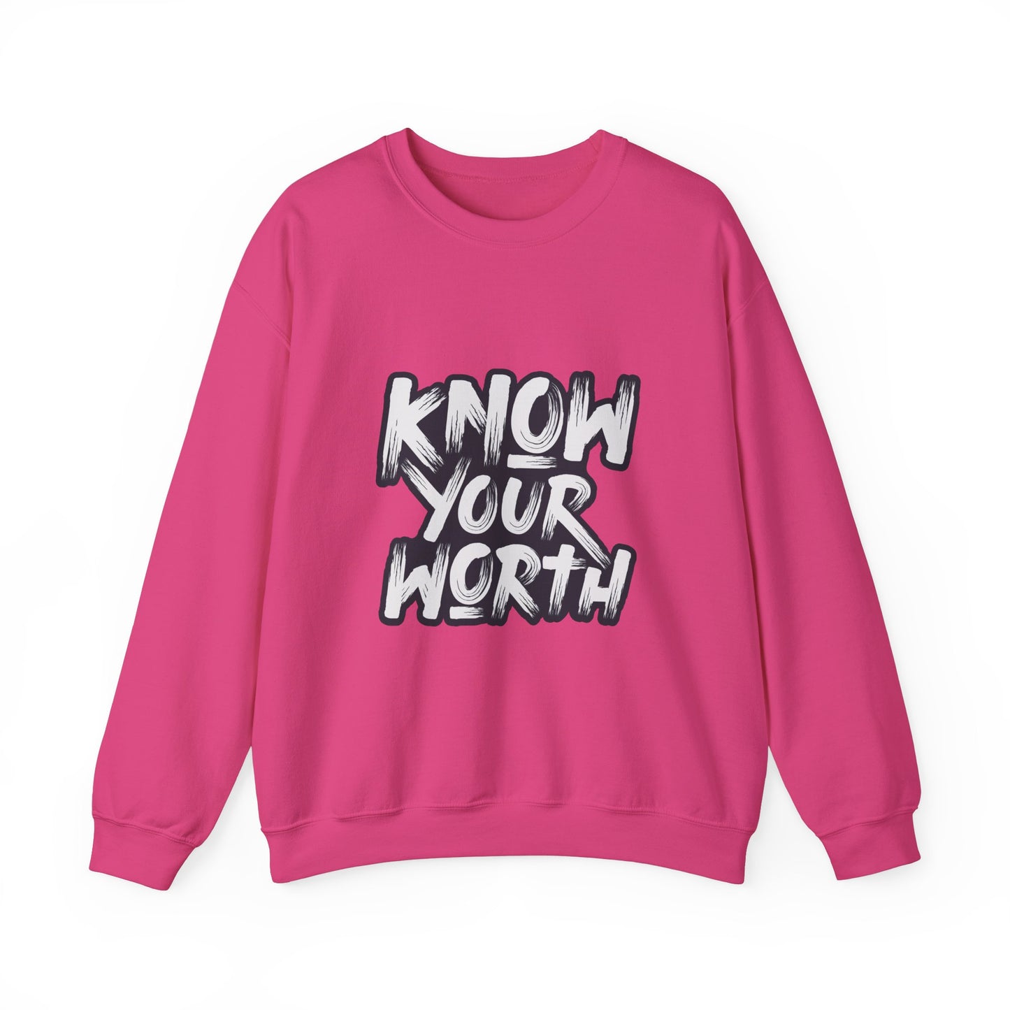 Know Your Worth Unisex Heavy Blend™ Crewneck Sweatshirt