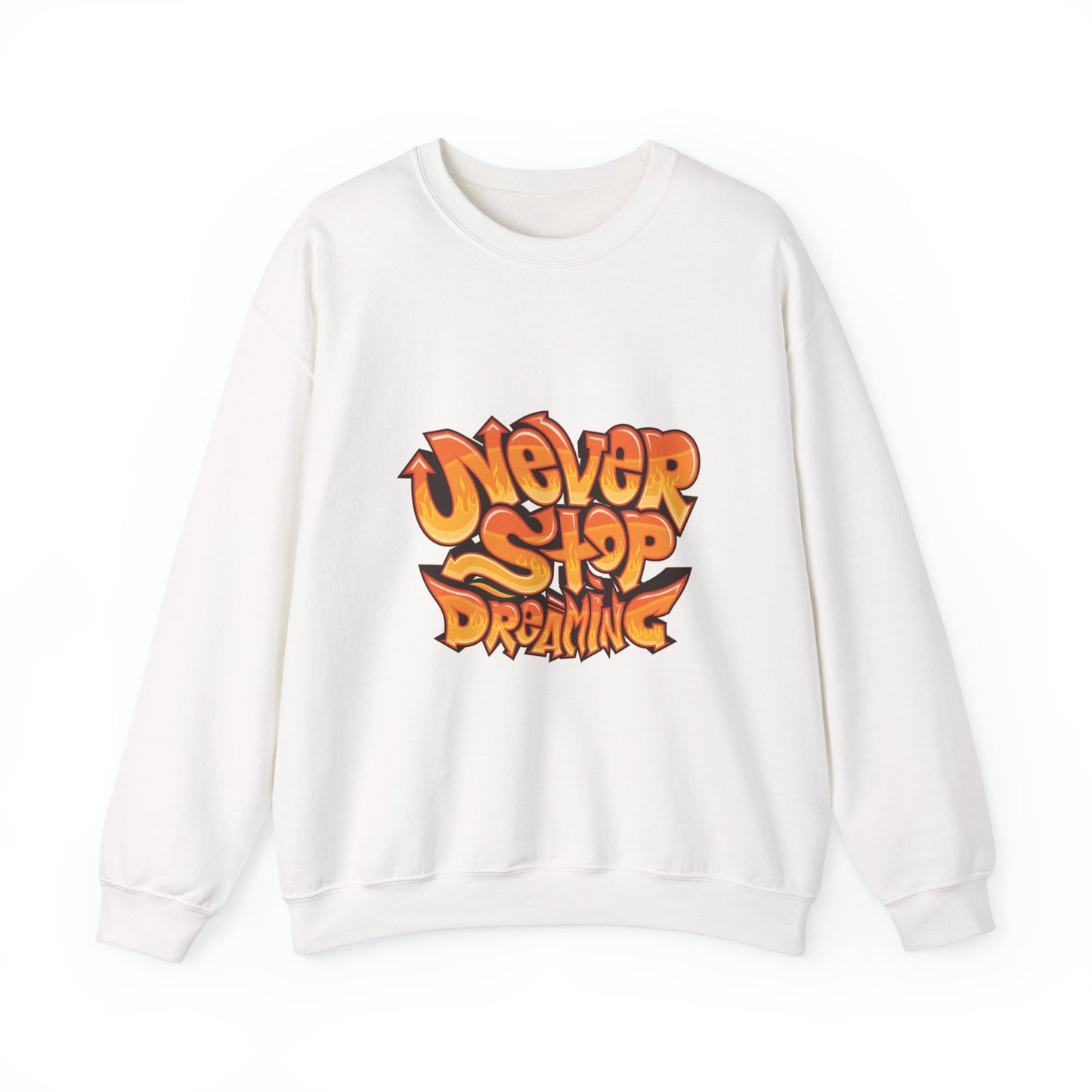 Never Stop Dreaming Unisex Heavy Blend™ Crewneck Sweatshirt