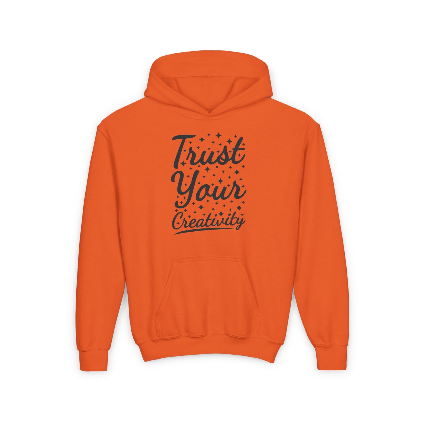 Trust Your Creativity Youth Heavy Blend Hooded Sweatshirt