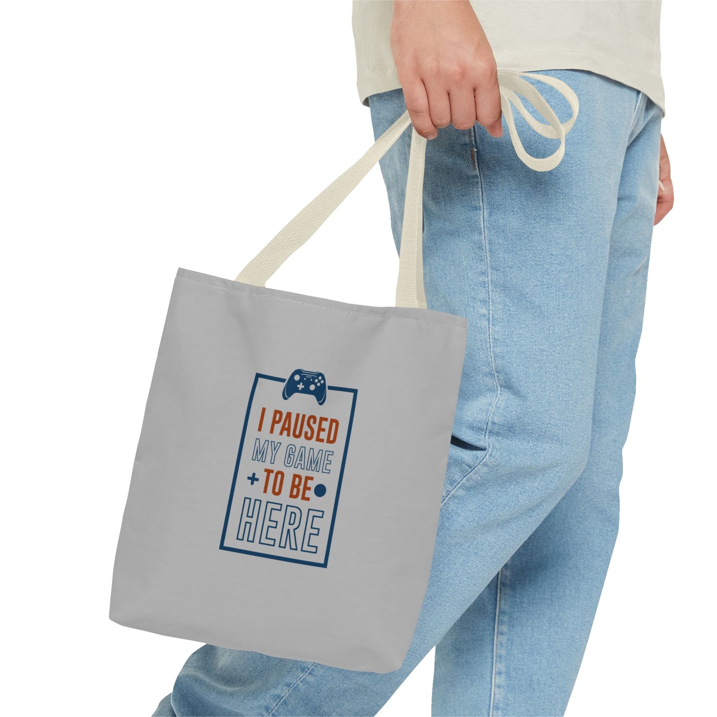 I Pushed My Game To Be Here Tote Bag (AOP)