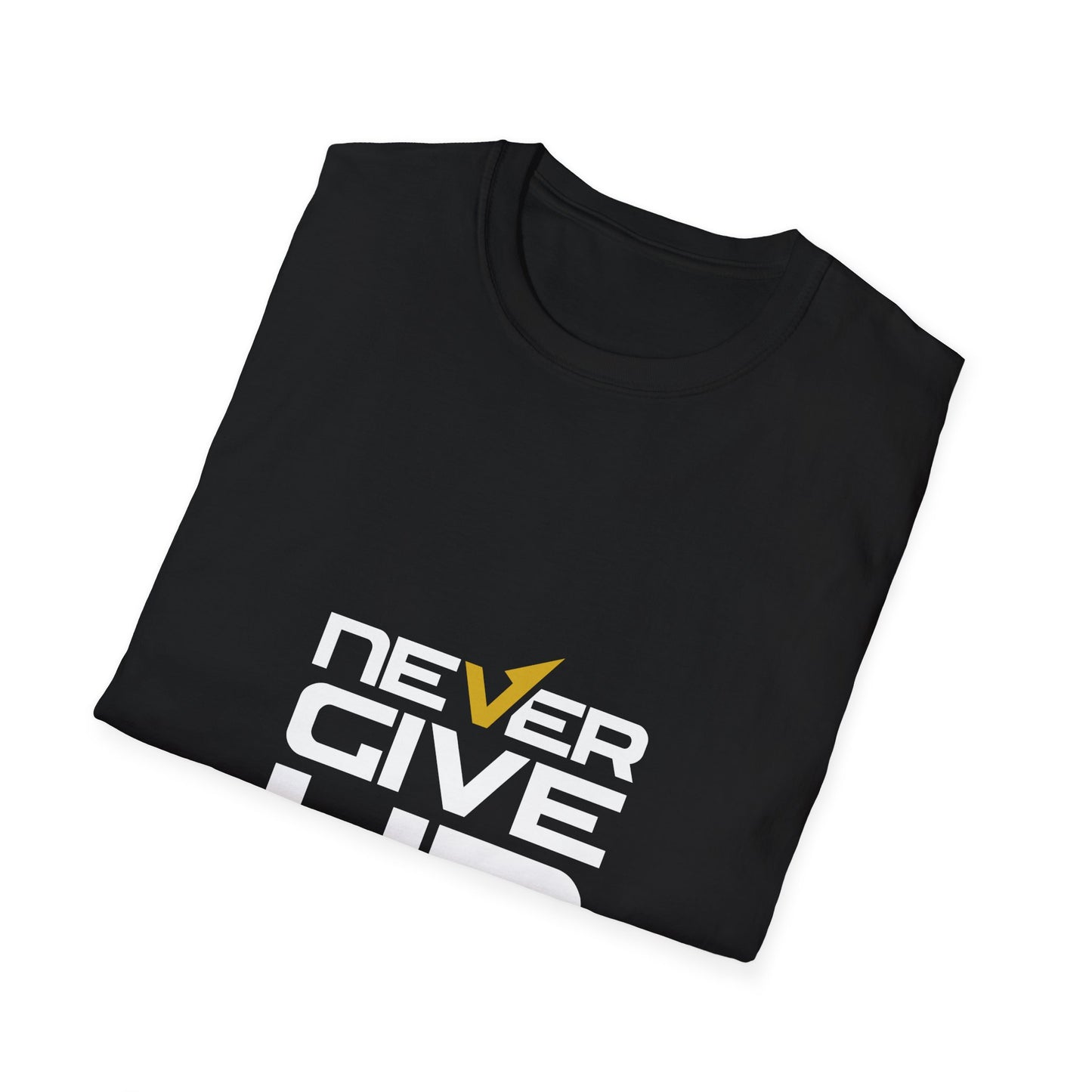 Never Give Up Unisex Softstyle T-Shirt