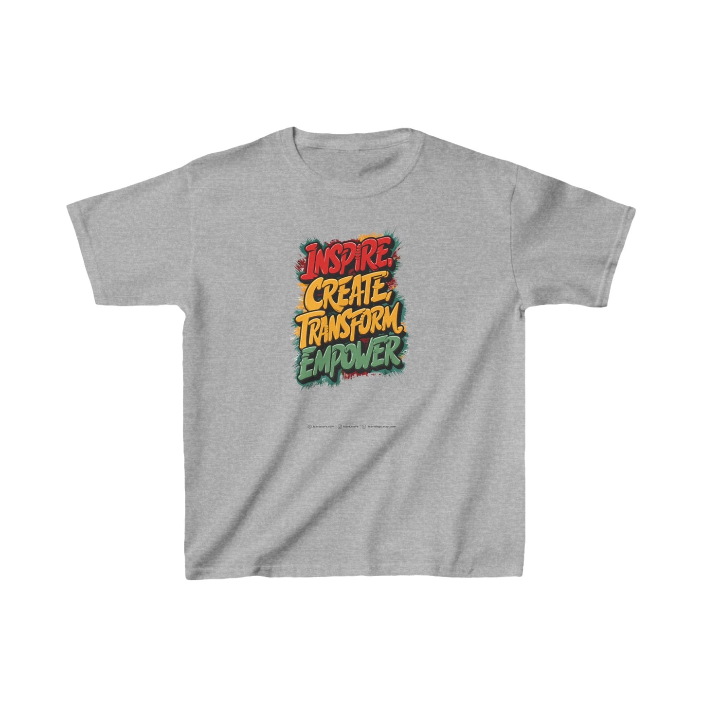 Inspire Create Transform Empower Kids Heavy Cotton™ Tee