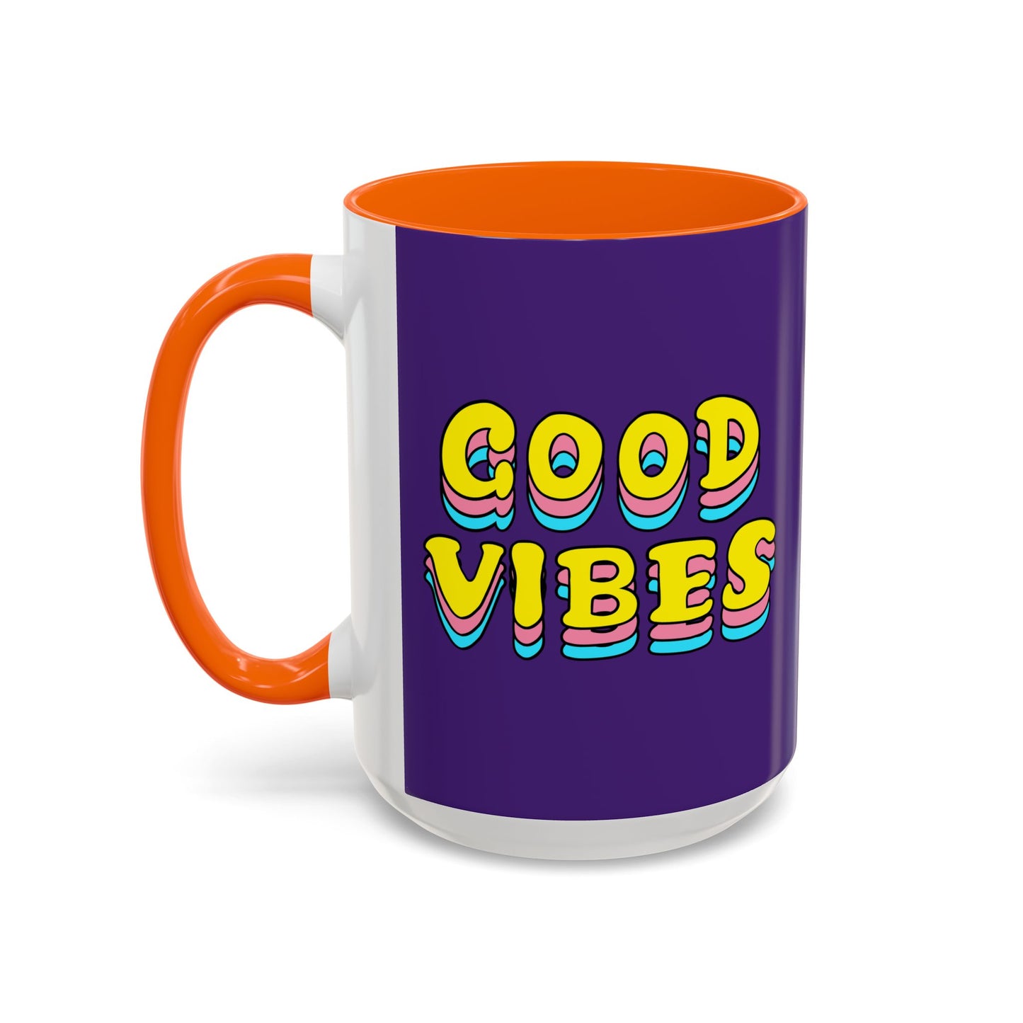Good Vibes Accent Coffee Mug (11, 15oz)