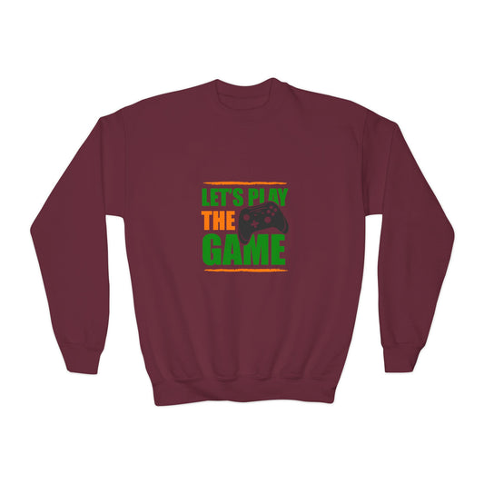 Let's Play The Game Youth Crewneck Sweatshirt