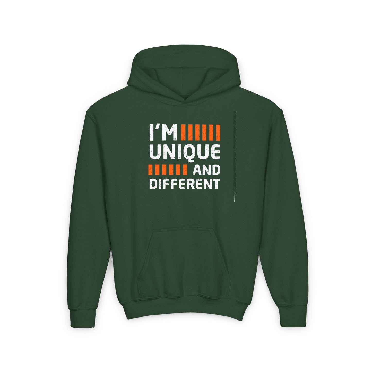 I'm Unique And Different Youth Heavy Blend Hooded Sweatshirt