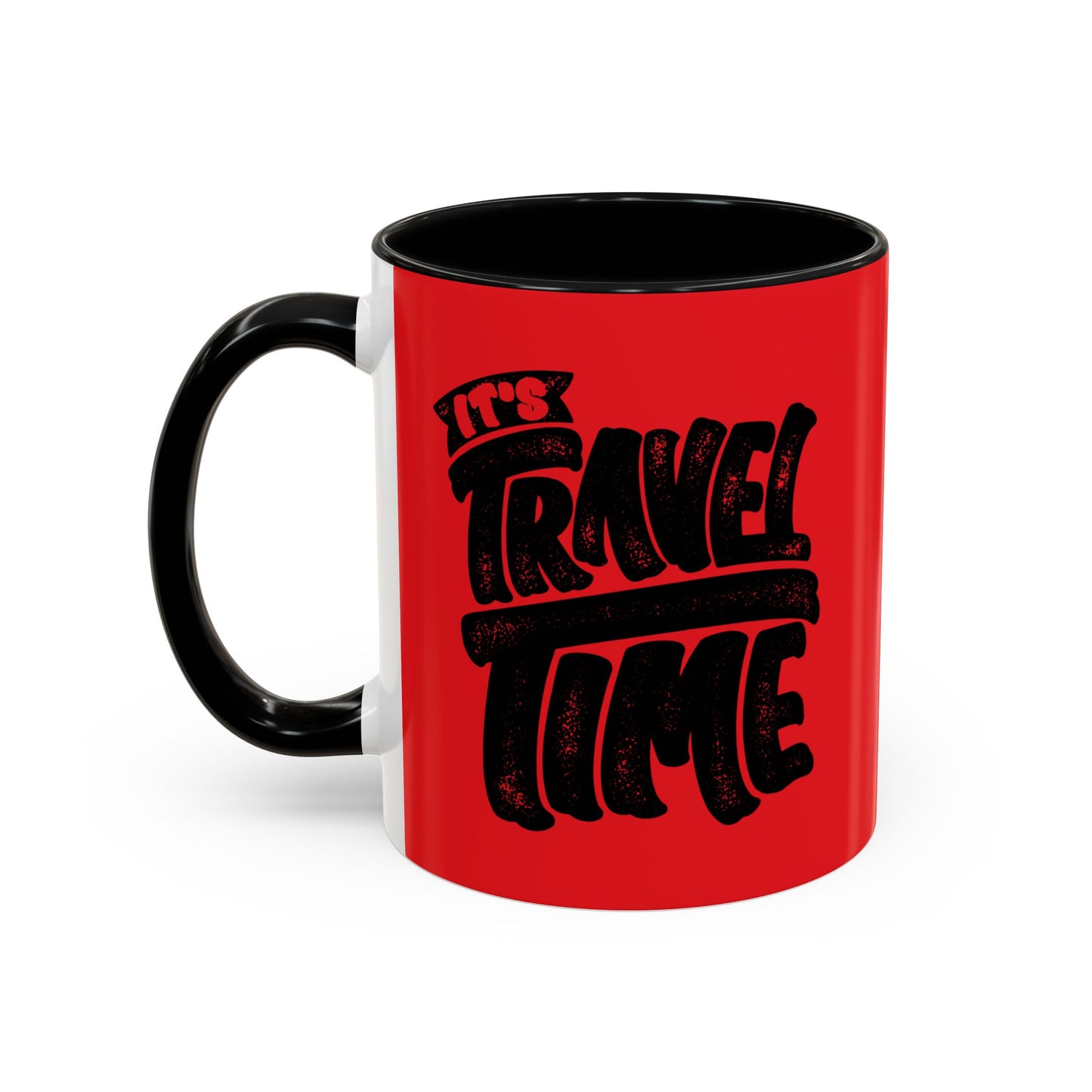 It's Travel Time Accent Coffee Mug (11, 15oz)