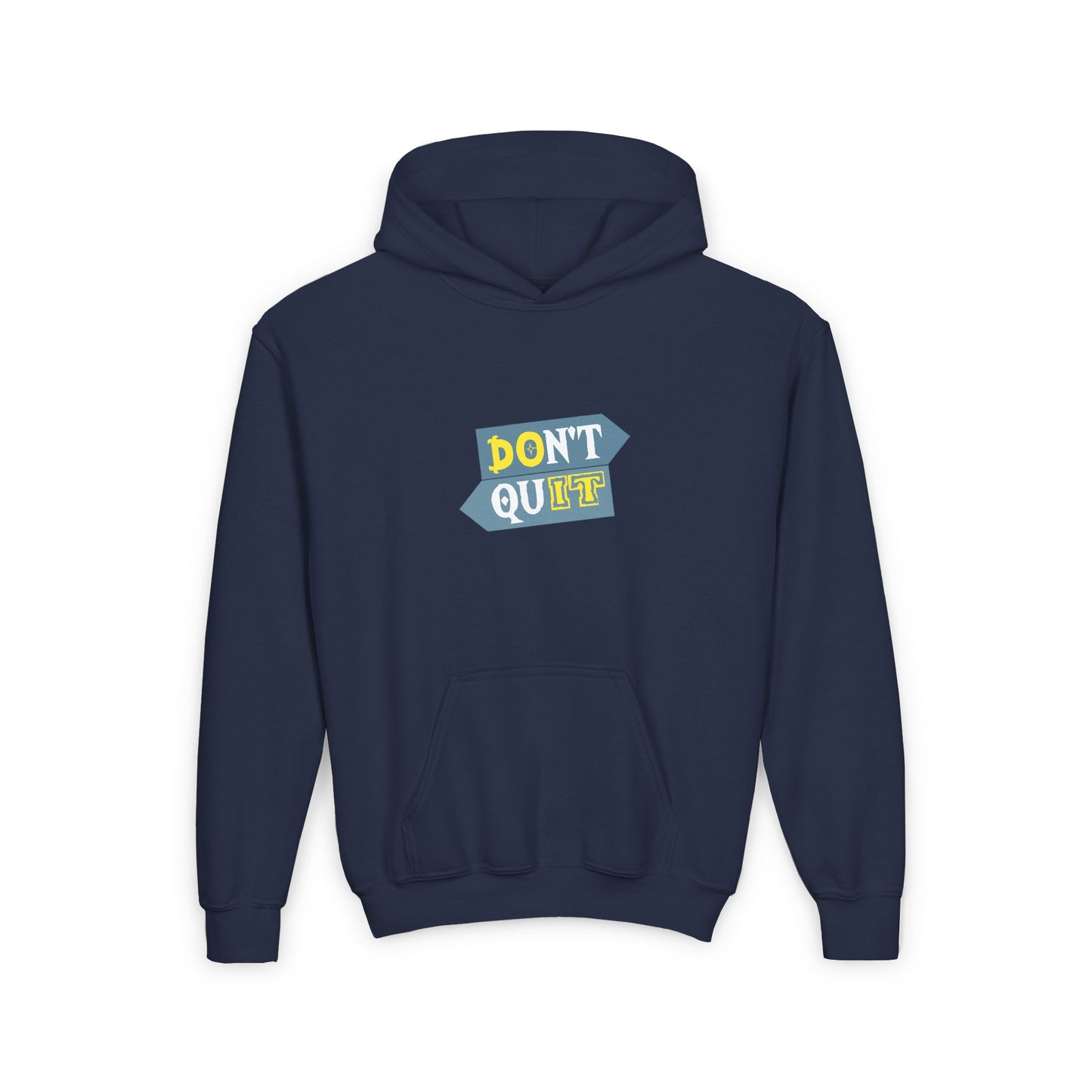 Don't Quit Youth Heavy Blend Hooded Sweatshirt