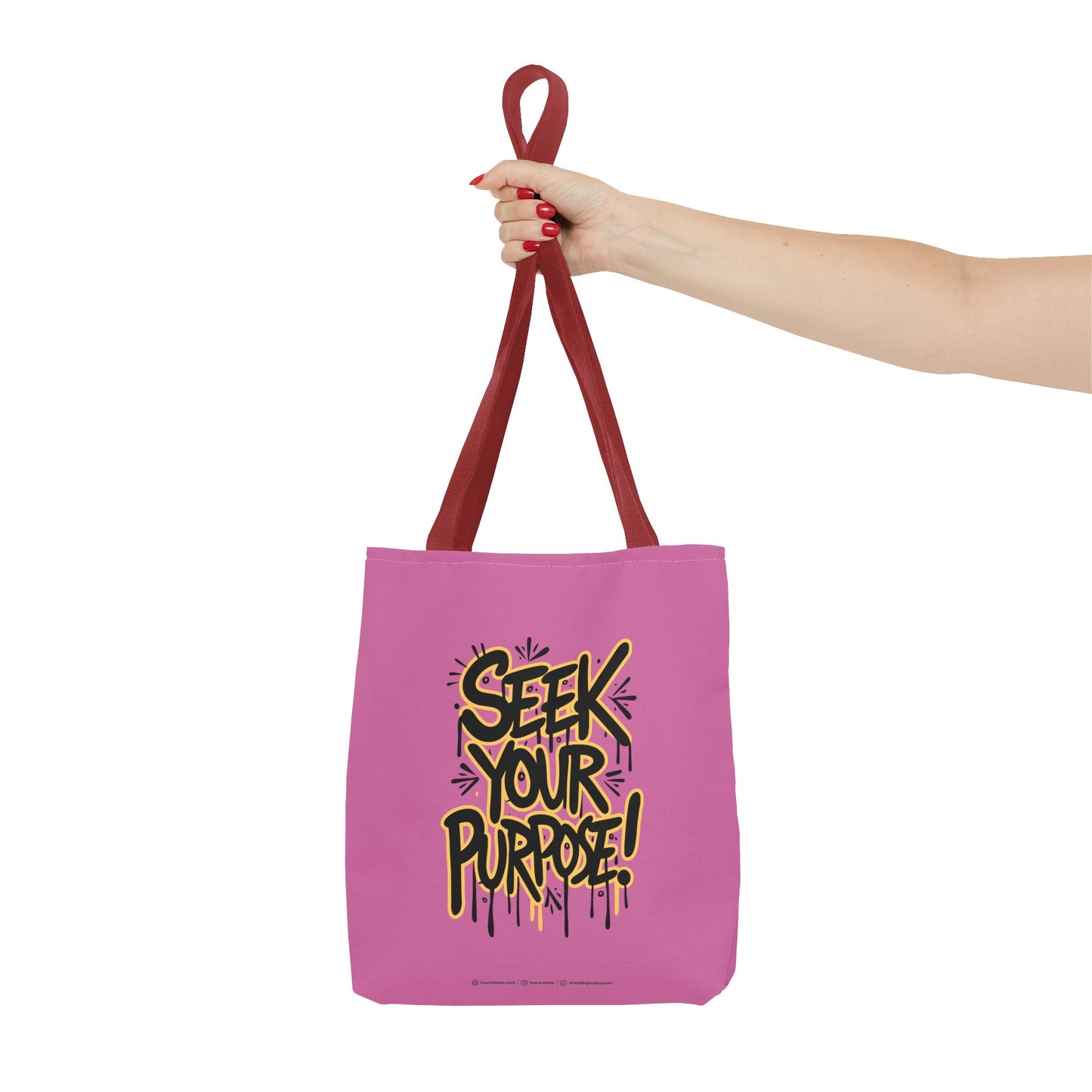Seek Your Purpose! Tote Bag (AOP)