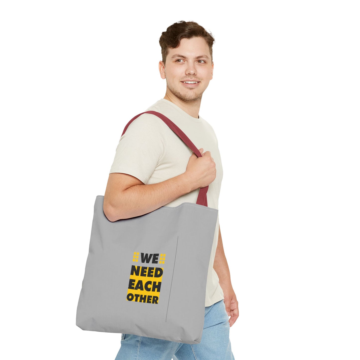 We Need Each Other Tote Bag (AOP)