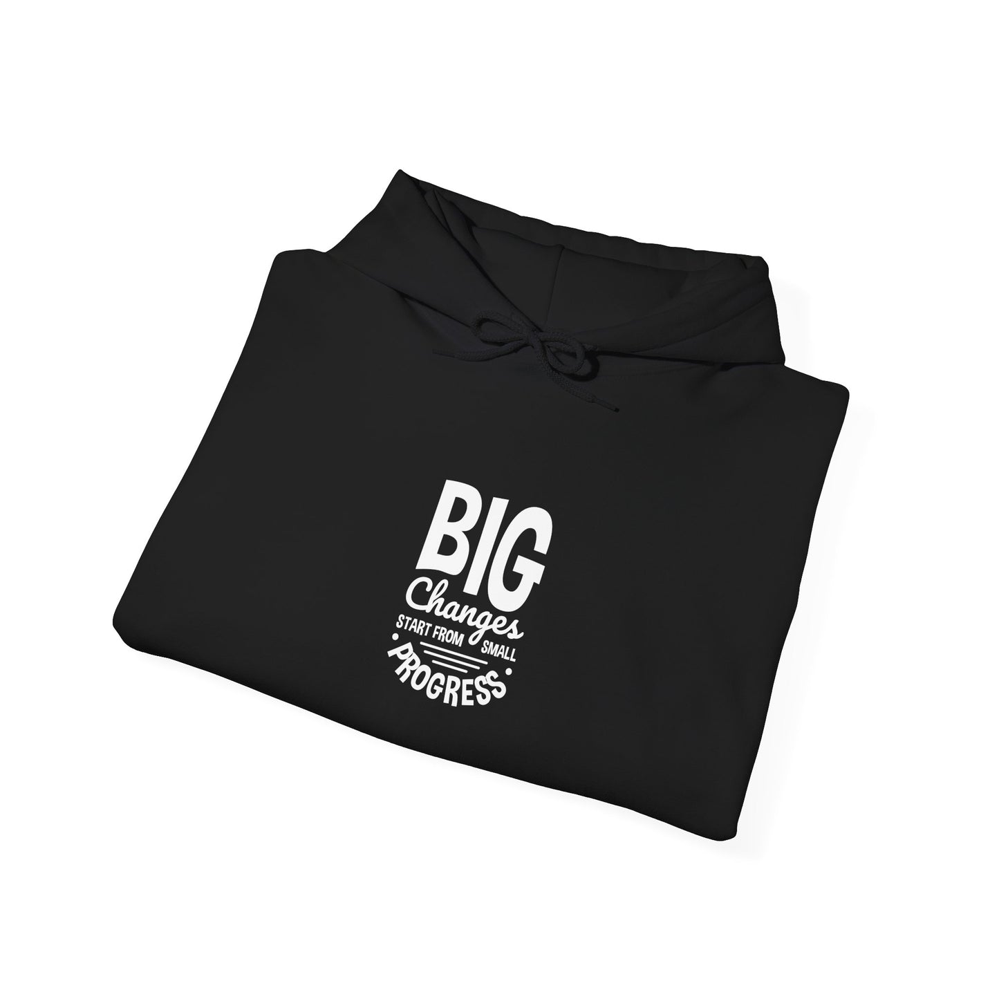 Big Changes Start From Small Progress Unisex Heavy Blend™ Hooded Sweatshirt