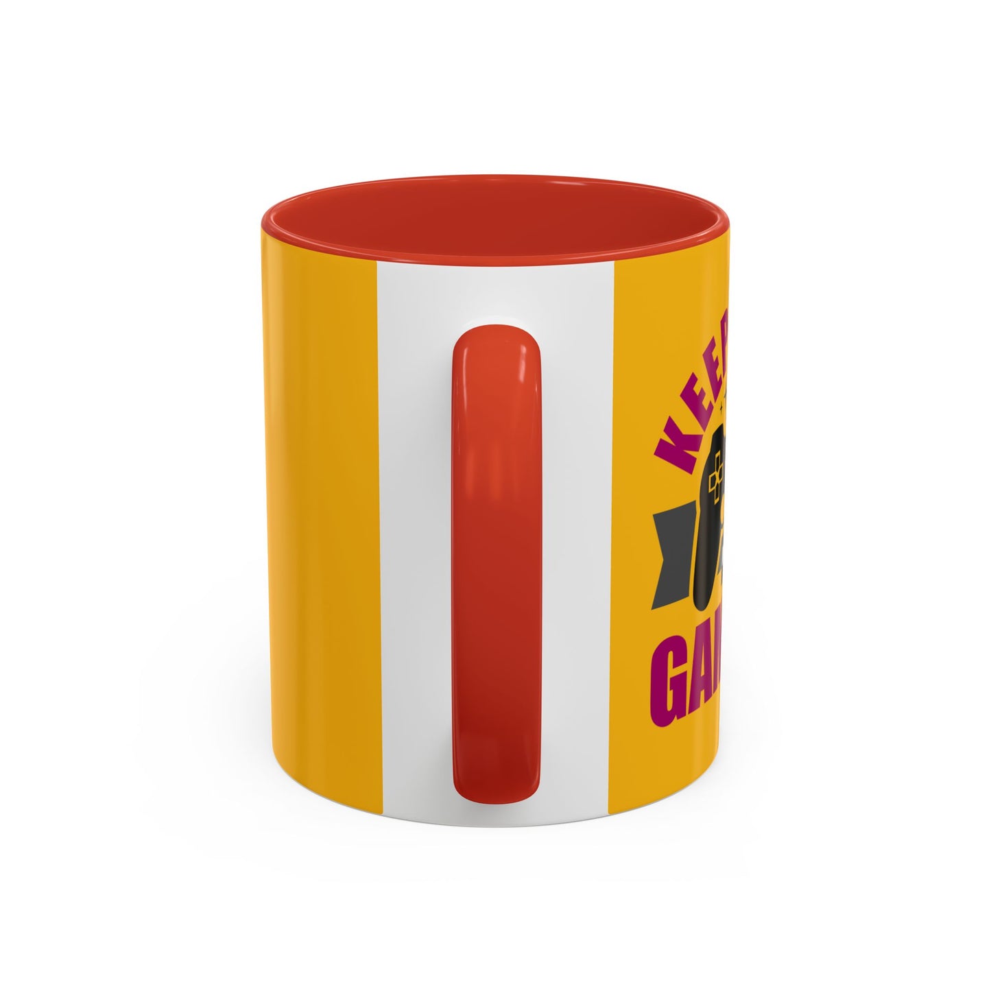 Keep Calm And Game On Accent Coffee Mug (11, 15oz)