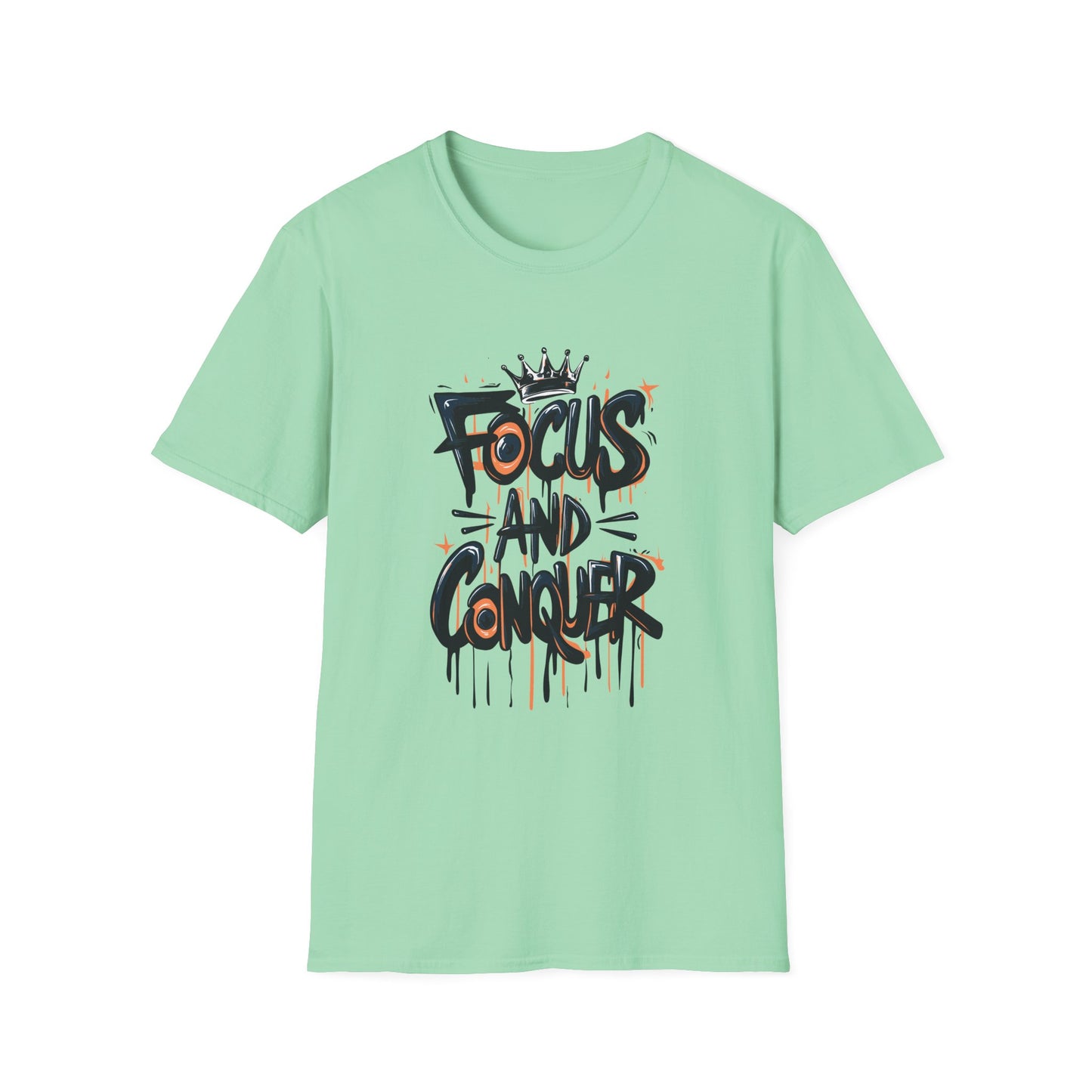 Focus And Conquer Unisex Softstyle T-Shirt