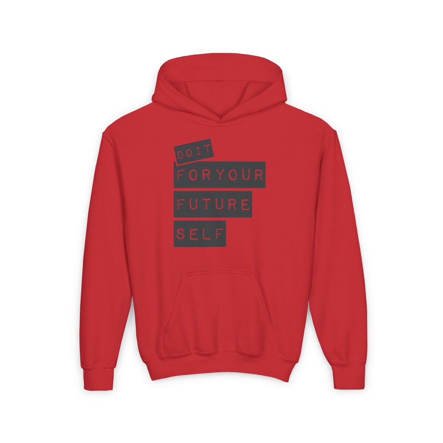 Do It For Your Future Self Youth Heavy Blend Hooded Sweatshirt