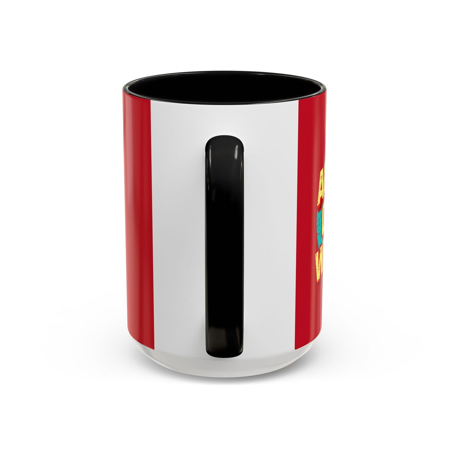 Action Over Words Accent Coffee Mug (11, 15oz)