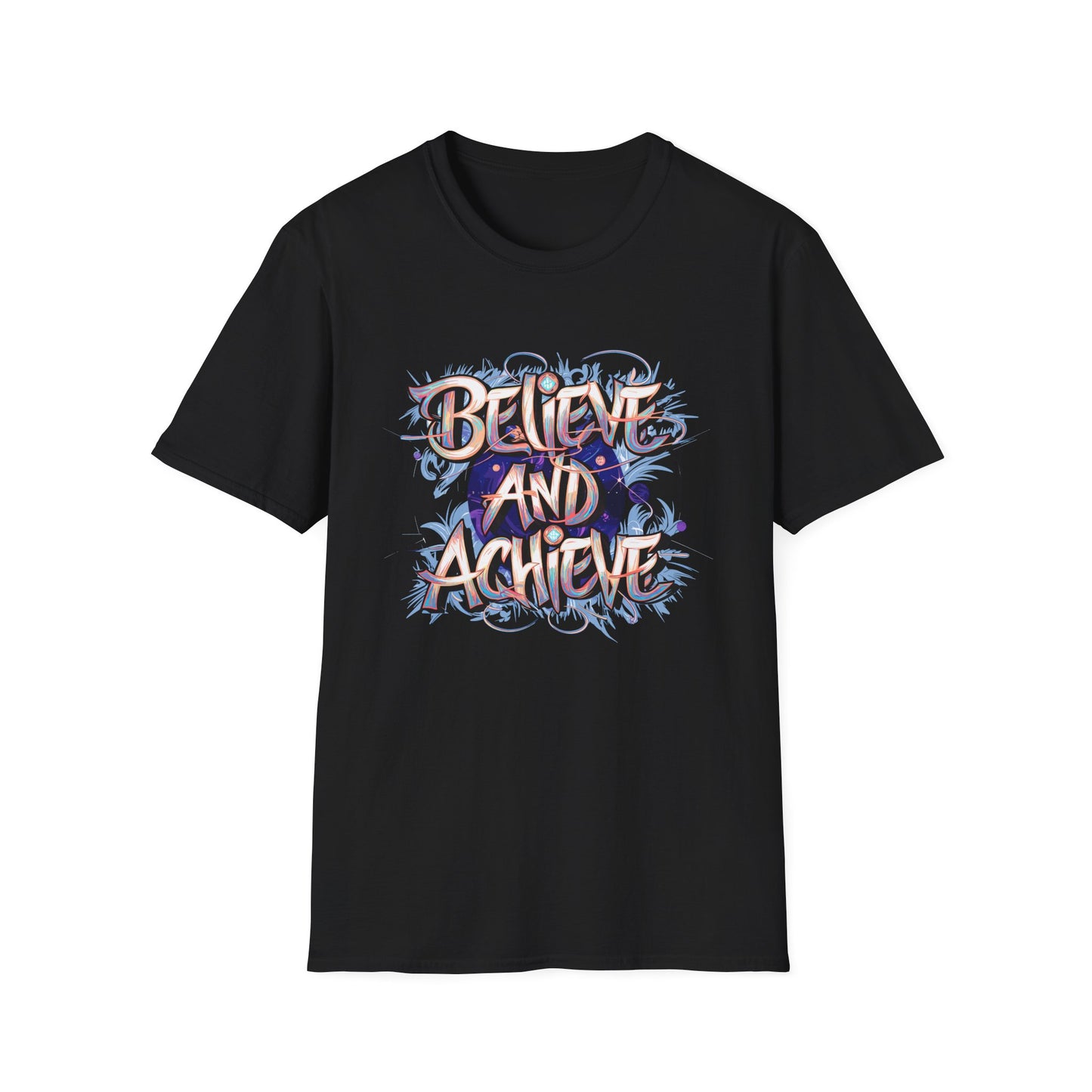 Believe And Achieve Unisex Softstyle T-Shirt