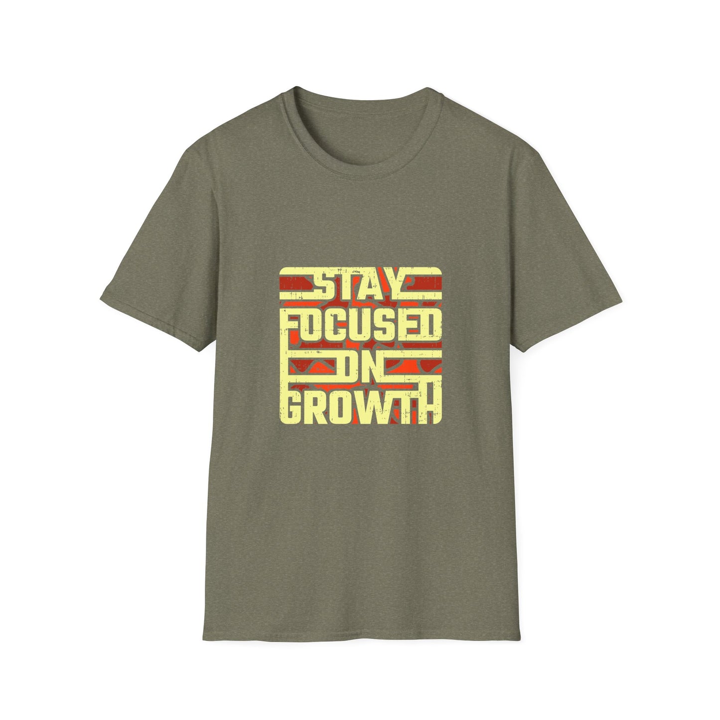 Stay Focused On Growth Unisex Softstyle T-Shirt