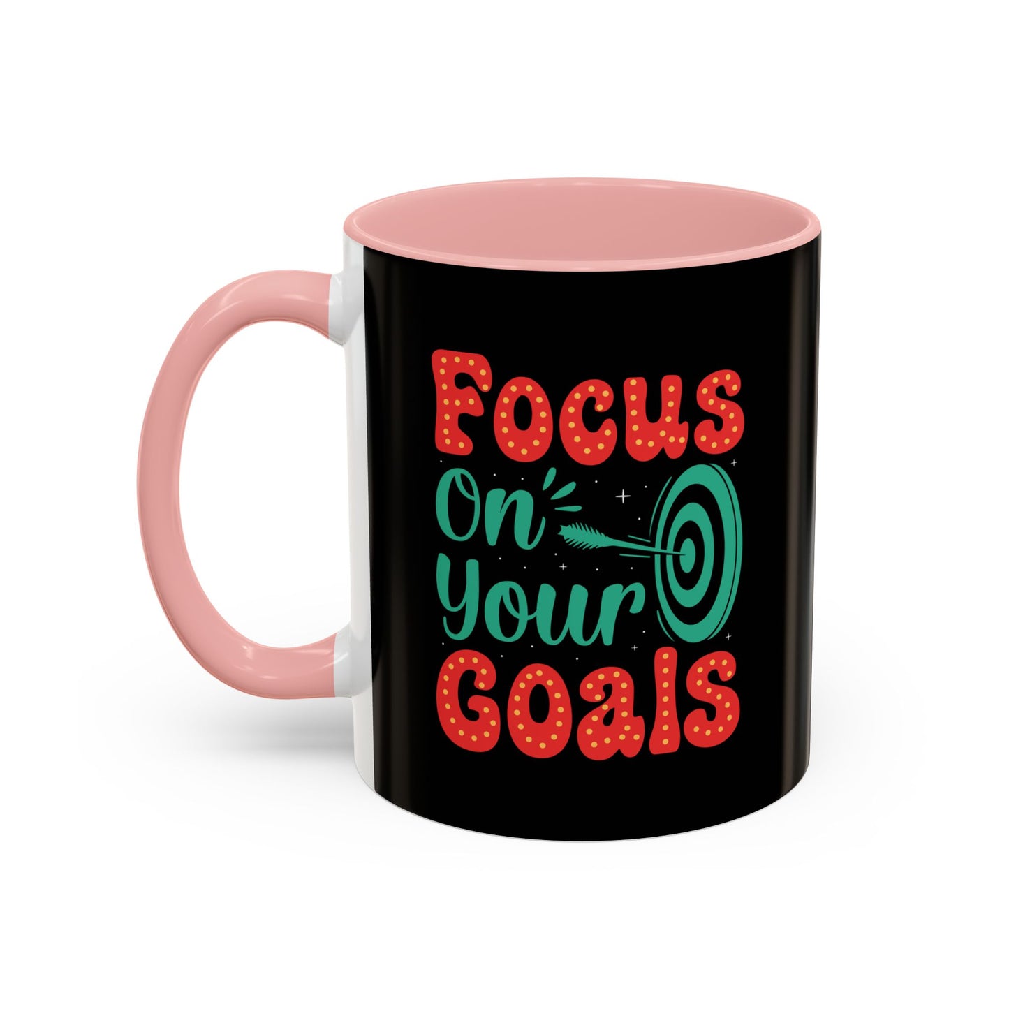 Focus On Your Goals Accent Coffee Mug (11, 15oz)