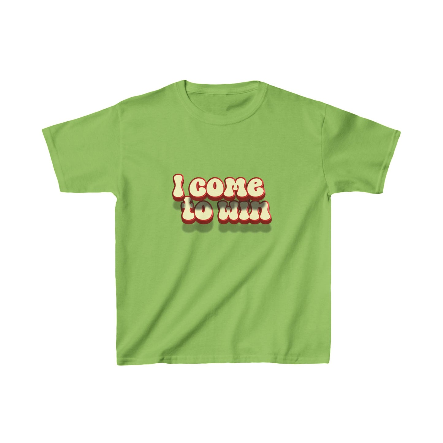 I Come To Win Kids Heavy Cotton™ Tee