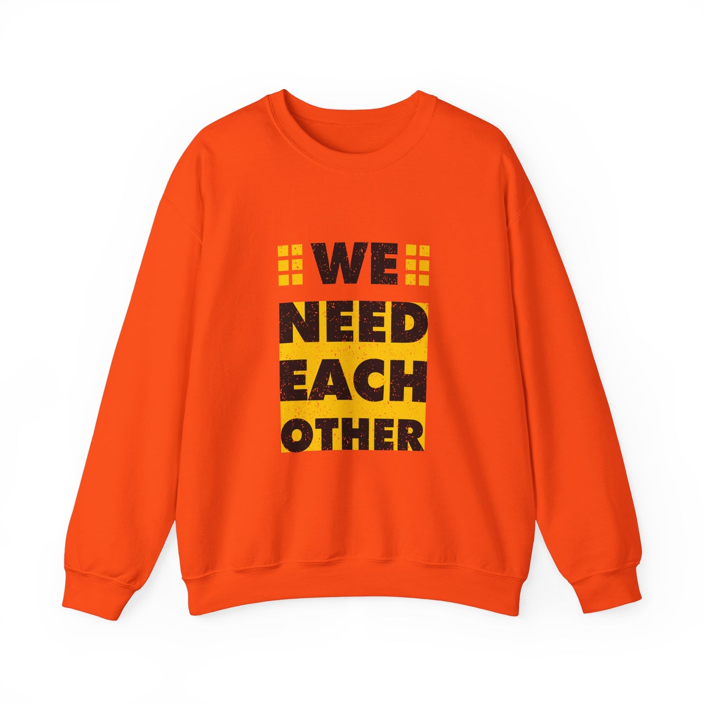 We Need Each Other Unisex Heavy Blend™ Crewneck Sweatshirt