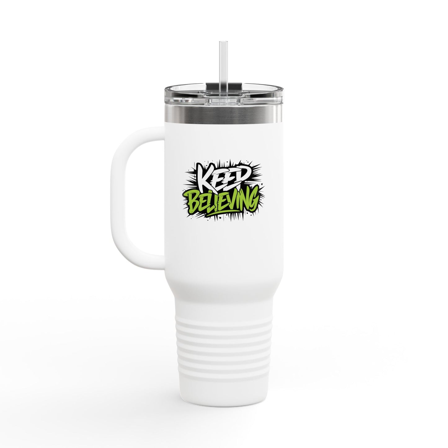 Keep Believing Insulated Travel Mug, 40oz