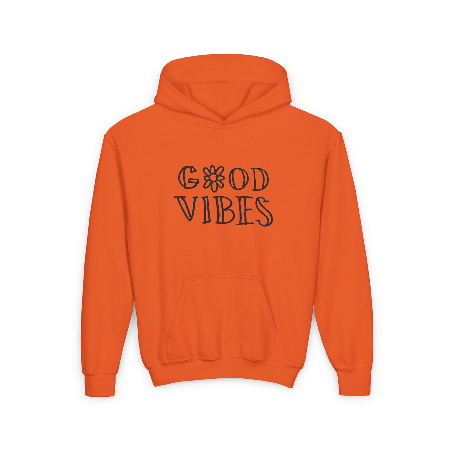 Good Vibes Youth Heavy Blend Hooded Sweatshirt