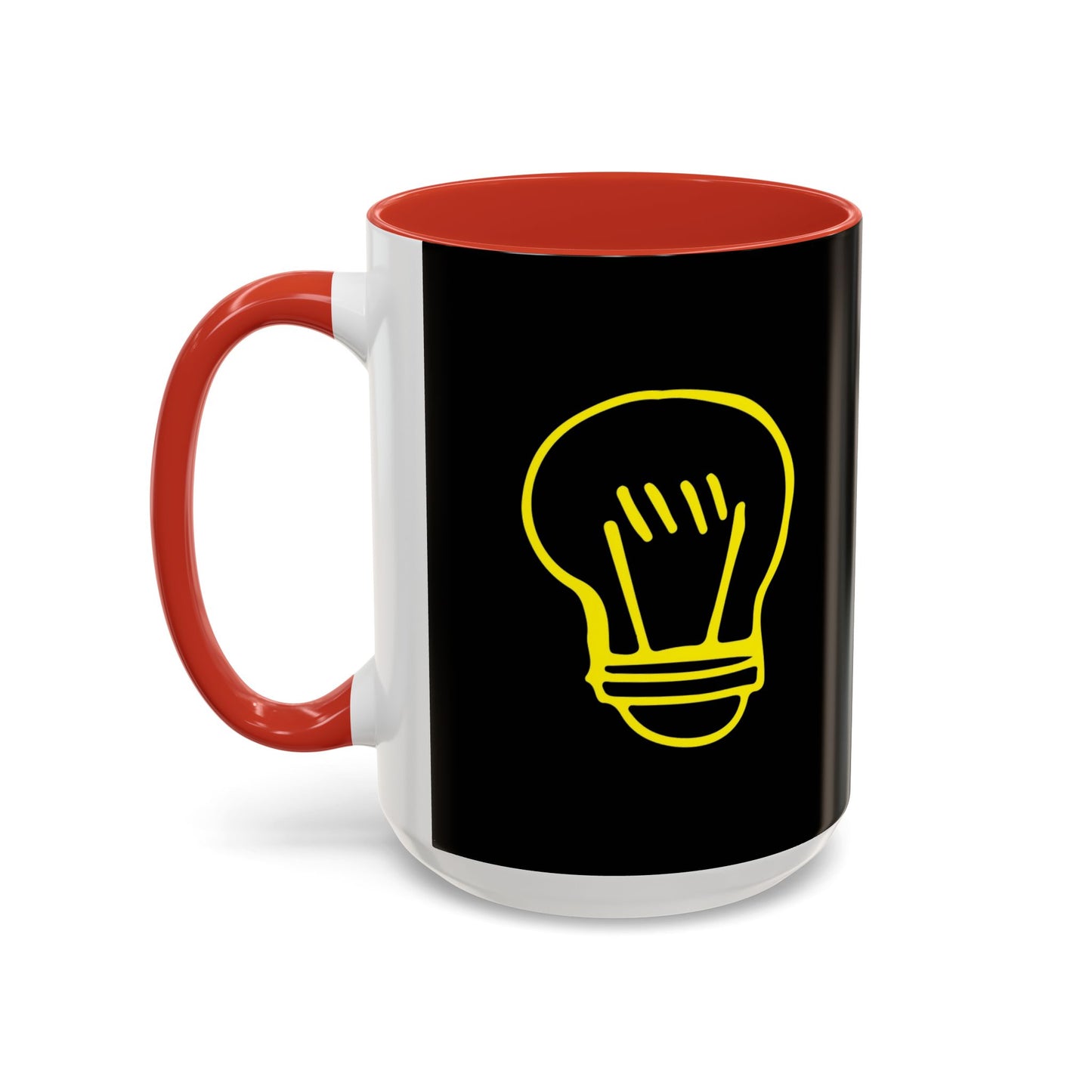 Drawing Light Bulb Accent Coffee Mug (11, 15oz)
