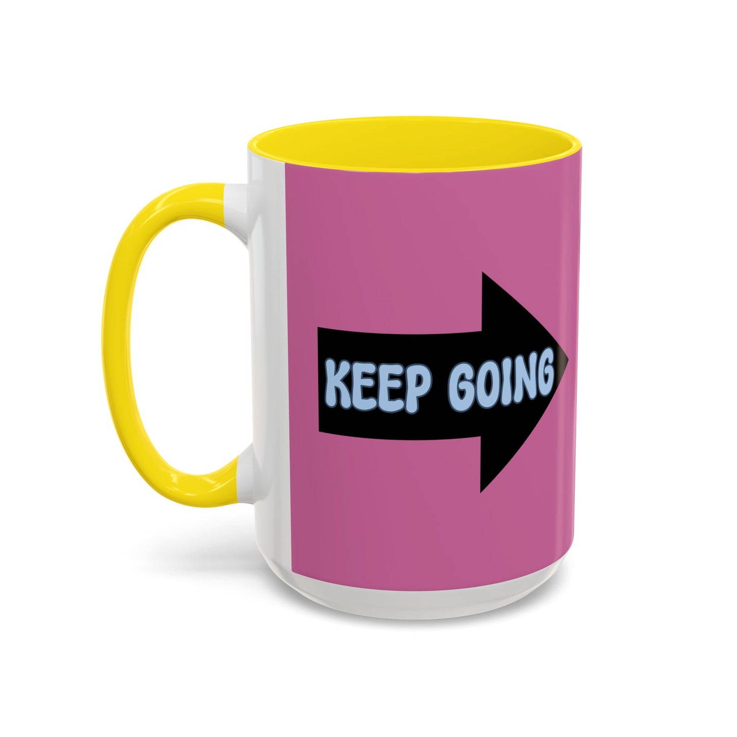 Keep Going  Accent Coffee Mug (11, 15oz)