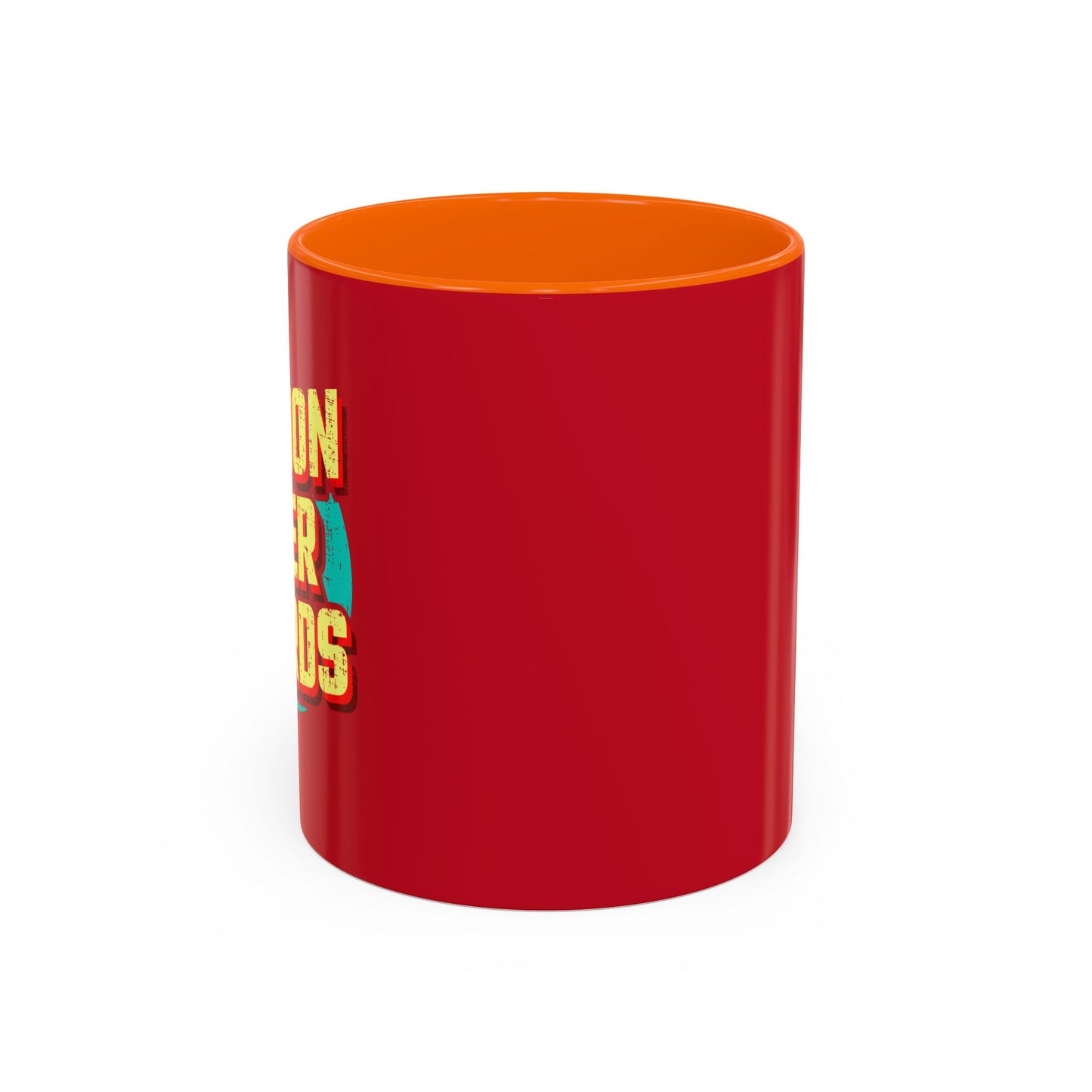 Action Over Words Accent Coffee Mug (11, 15oz)