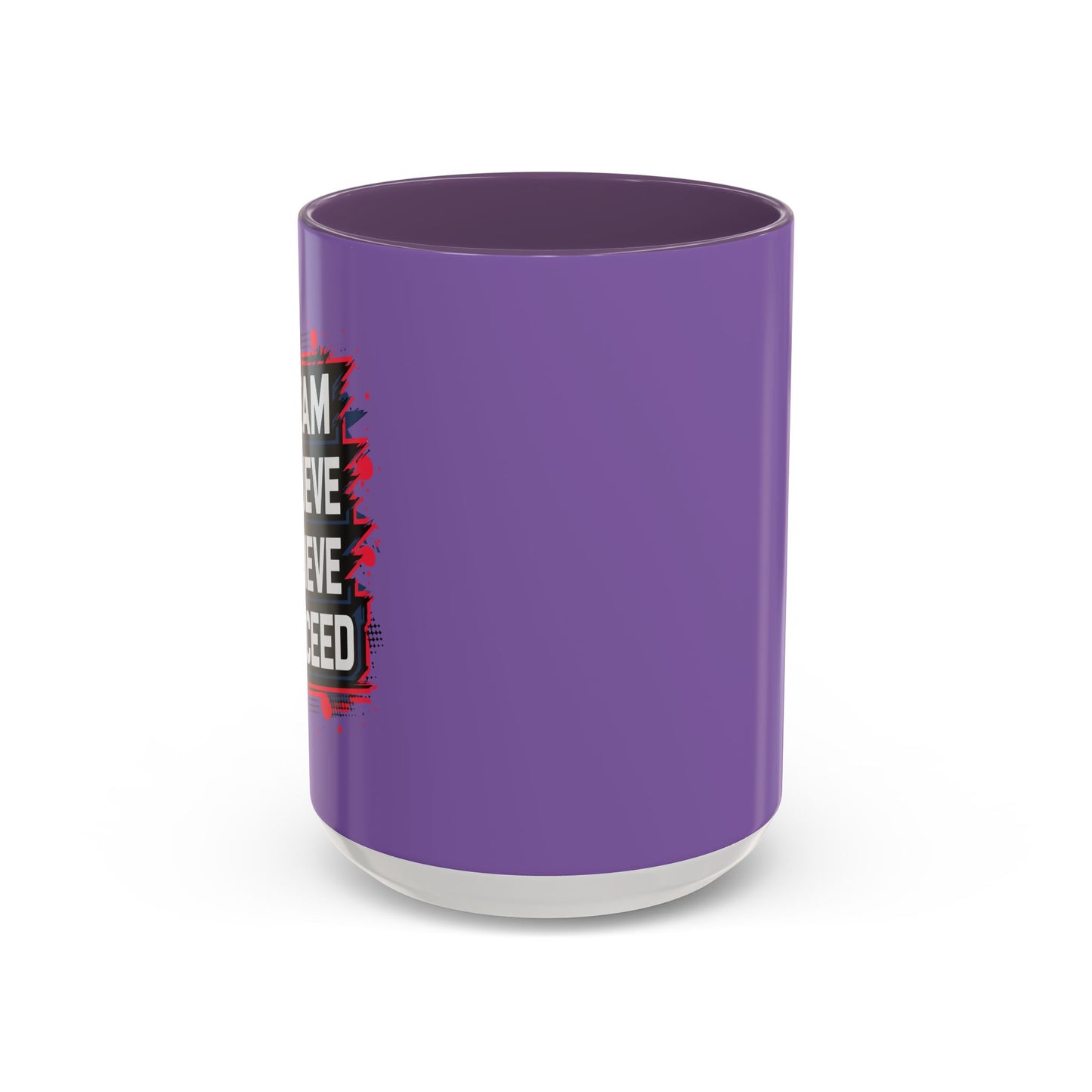 Dream Velieve Achieve Succeed Accent Coffee Mug (11, 15oz)