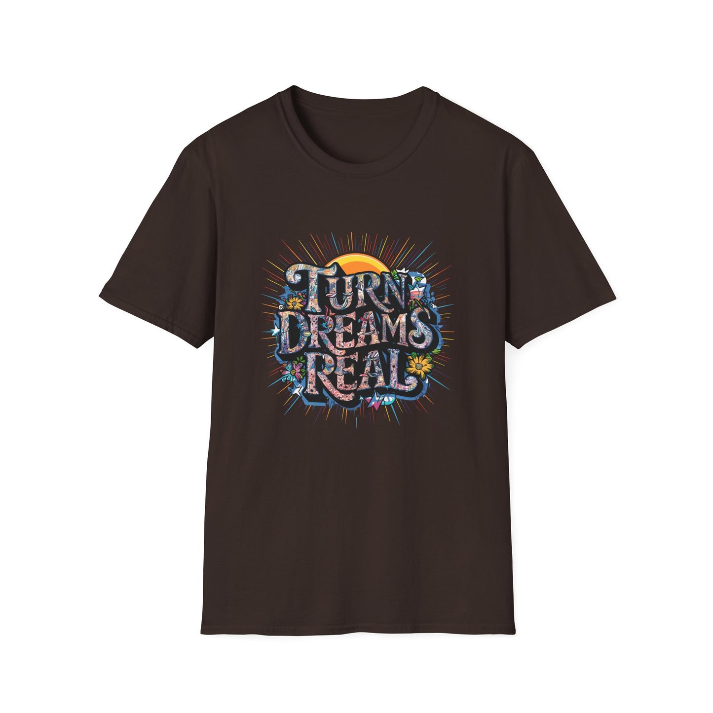 Turns Dreams Real Unisex Softstyle T-Shirt