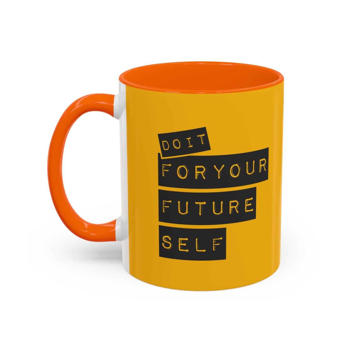 Do It For Your Future Self  Accent Coffee Mug (11, 15oz)