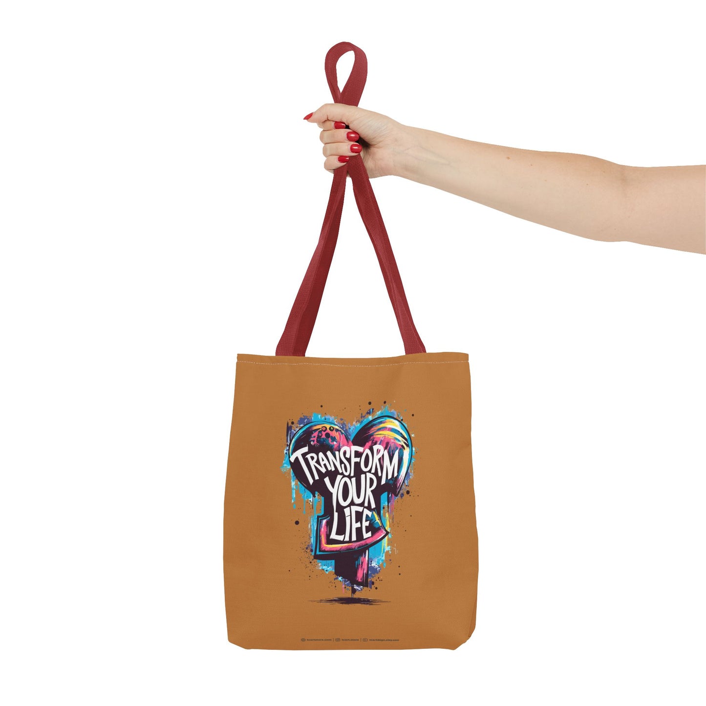 Transform Your Life Tote Bag (AOP)