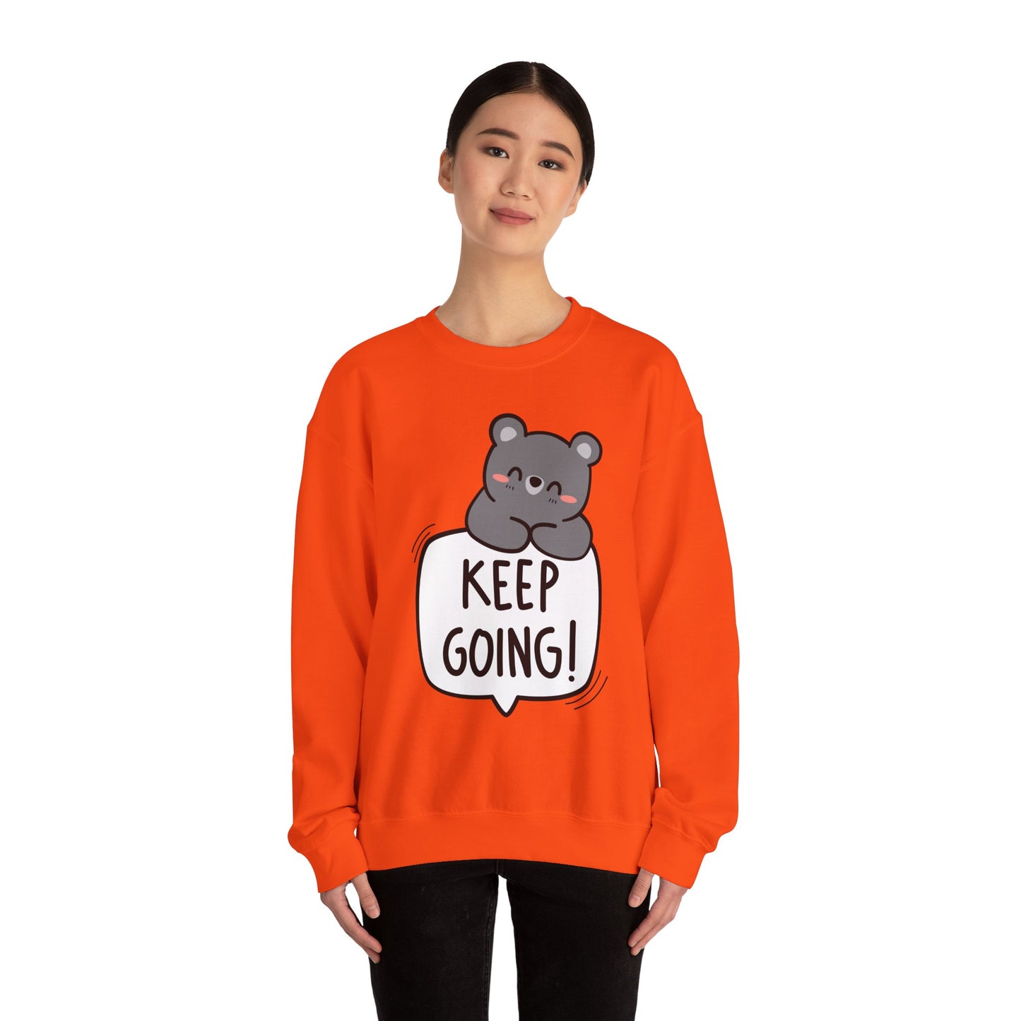 Keep Going Unisex Heavy Blend™ Crewneck Sweatshirt