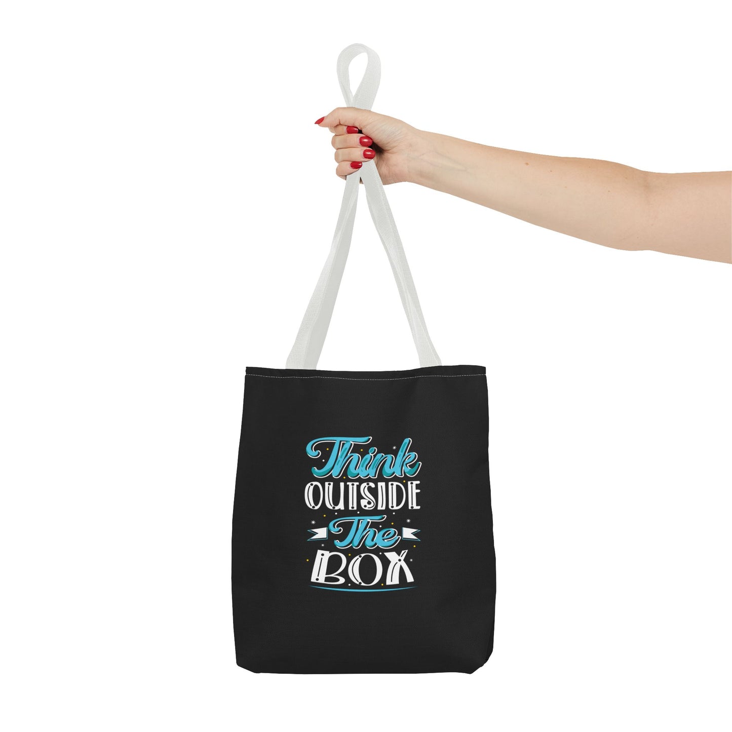 Think Outside The Box Tote Bag (AOP)