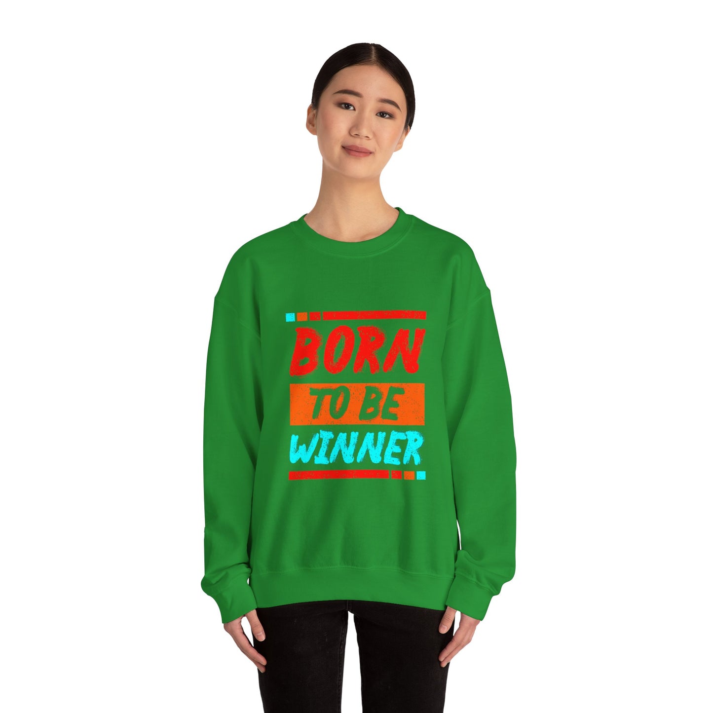 Born To Be Winner Unisex Heavy Blend™ Crewneck Sweatshirt