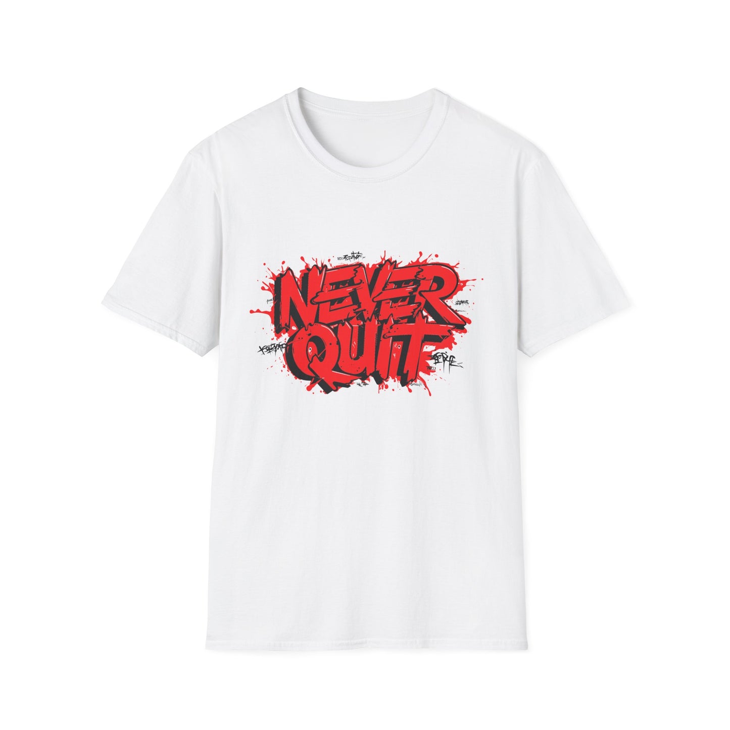 Never Quit Unisex Softstyle T-Shirt
