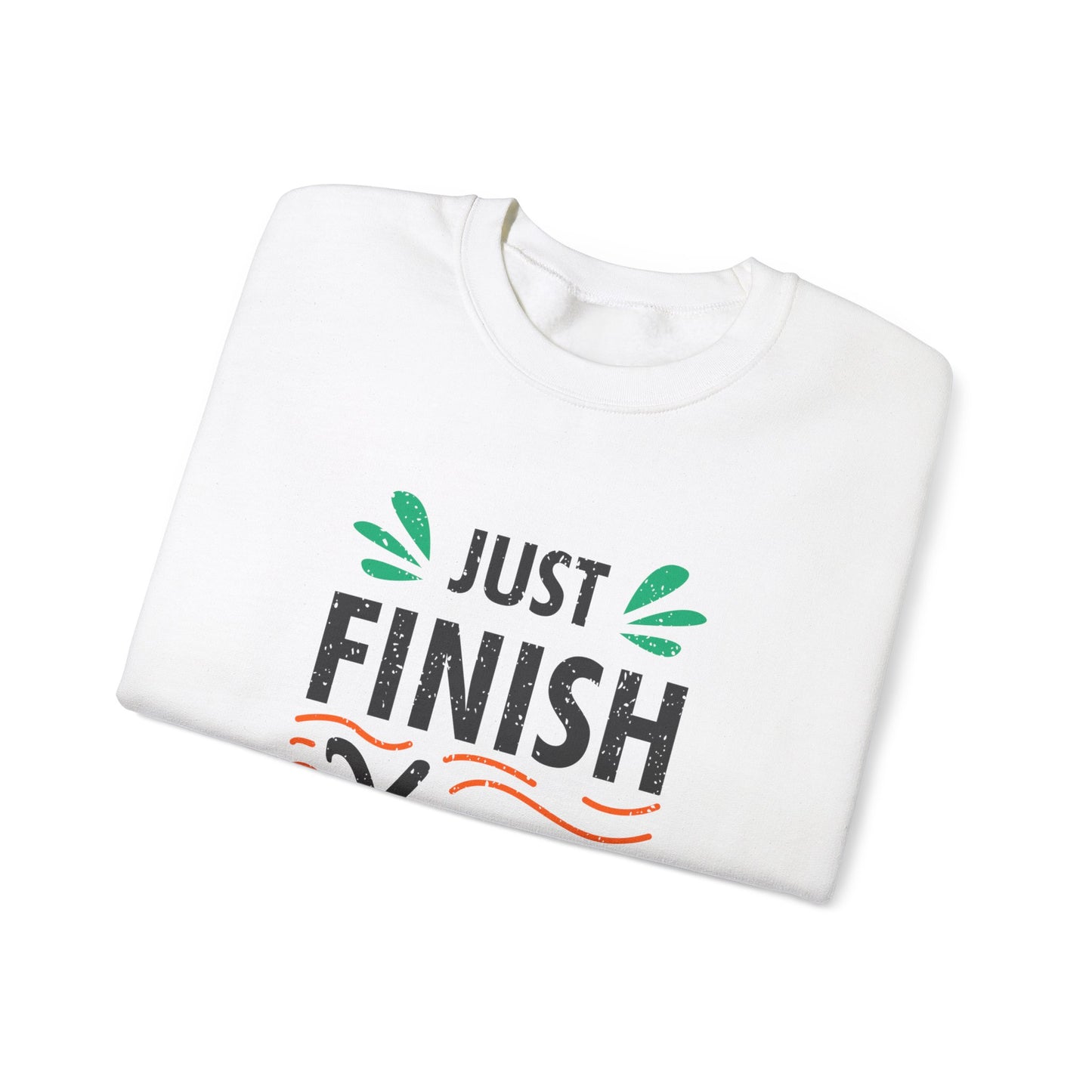 Just Finish Your Work Unisex Heavy Blend™ Crewneck Sweatshirt
