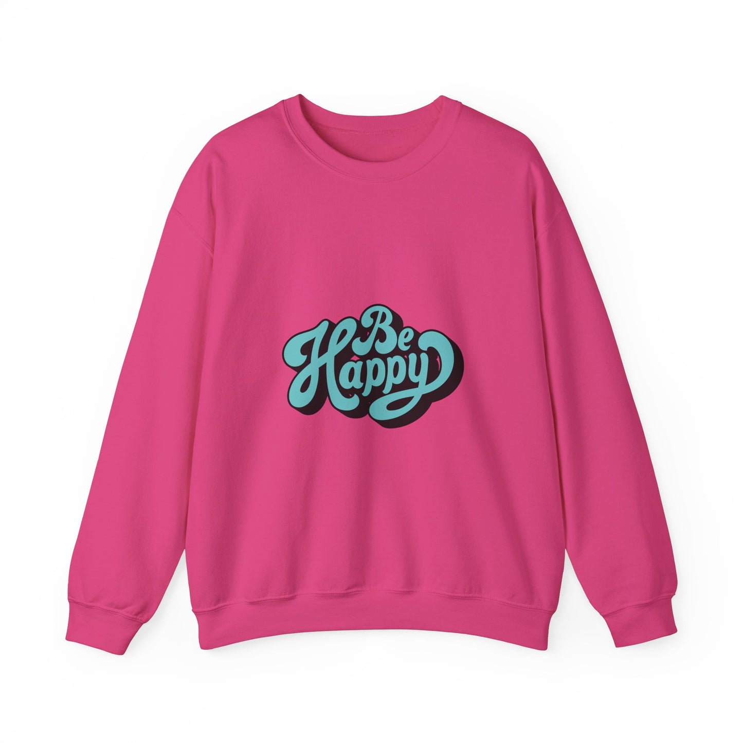 Be Happy Unisex Heavy Blend™ Crewneck Sweatshirt