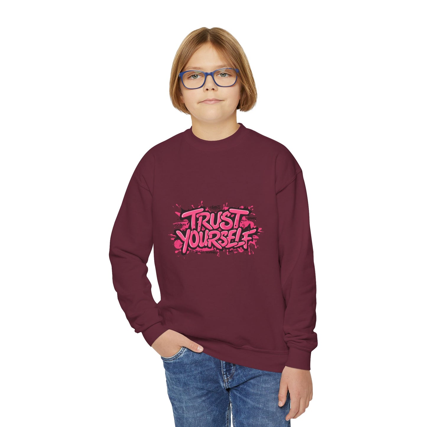 Trust Yourself Youth Crewneck Sweatshirt