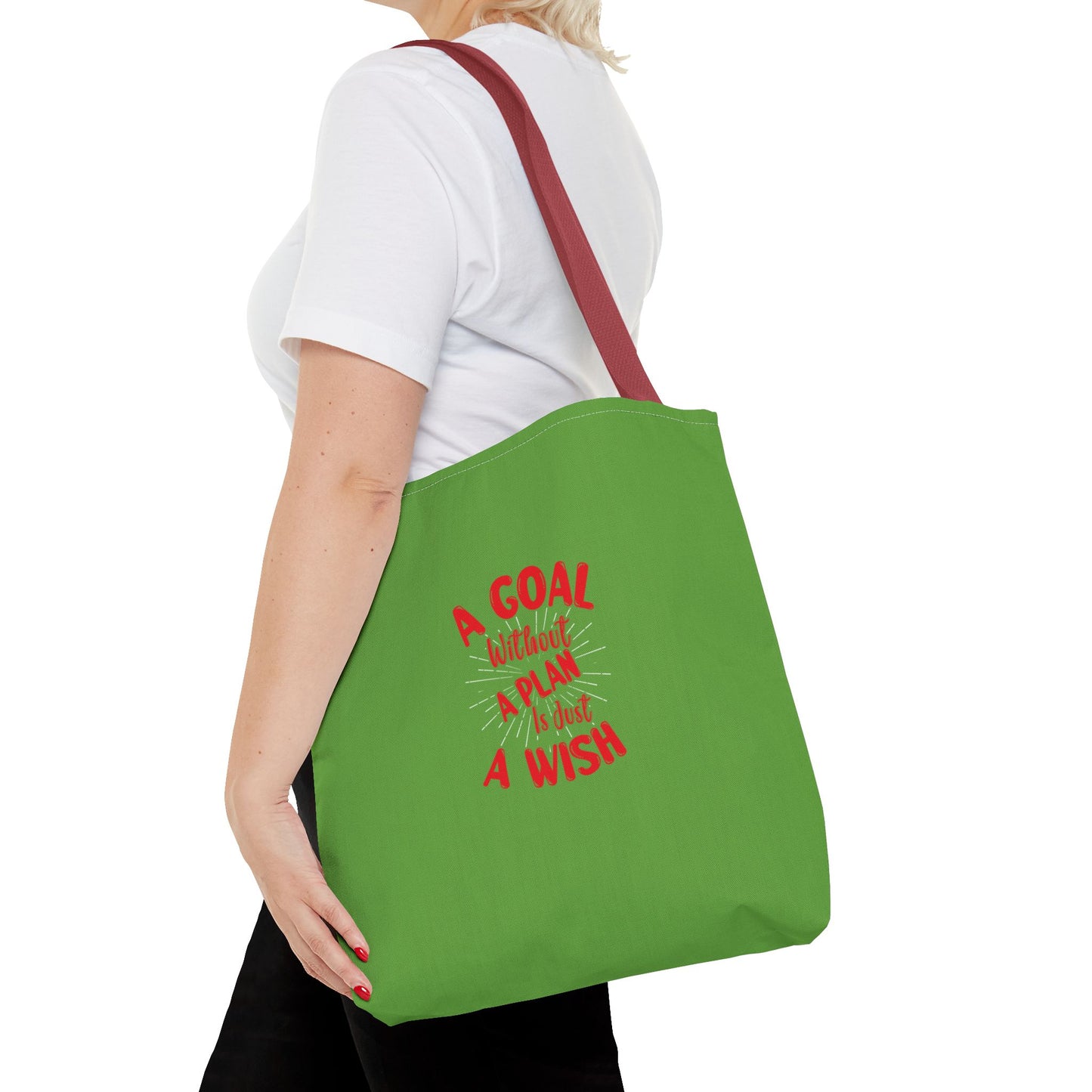 A Goal Without A Plan Is Just A Wish Tote Bag (AOP)