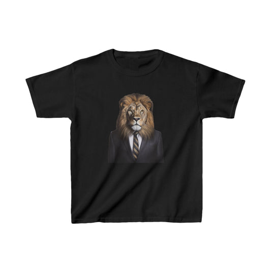 Lion Business Person Kids Heavy Cotton™ Tee