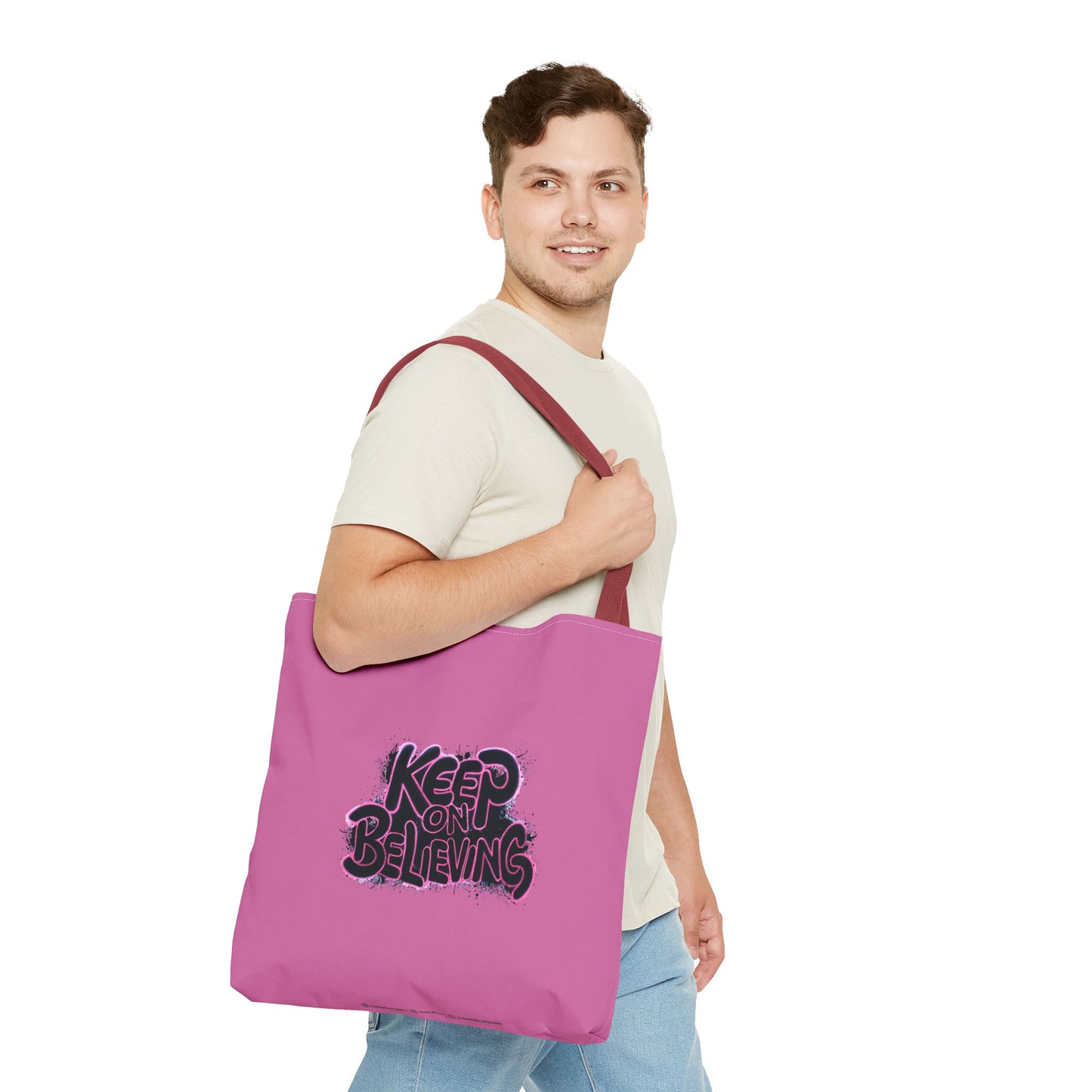 Keep On Believing Tote Bag (AOP)