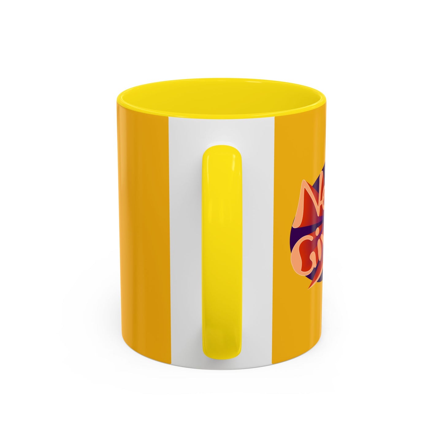 Never Give Up Accent Coffee Mug (11, 15oz)