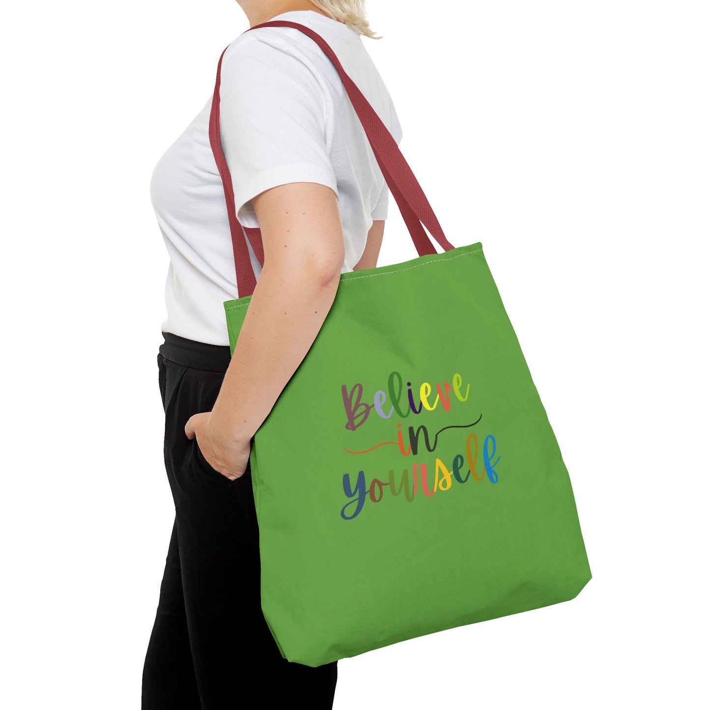 Believe In Your Self Tote Bag (AOP)