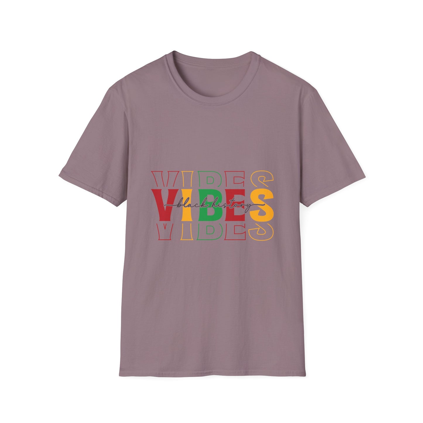 Vibes Black History Unisex Softstyle T-Shirt